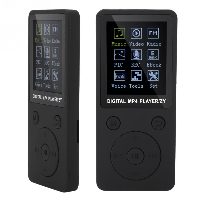 VBESTLIFE-reproductor de música MP4 con pantalla portátil, compatible con tarjeta TF de 32GB y auriculares, reproductores de música MP4 con Larga modo de reposo de tiempo