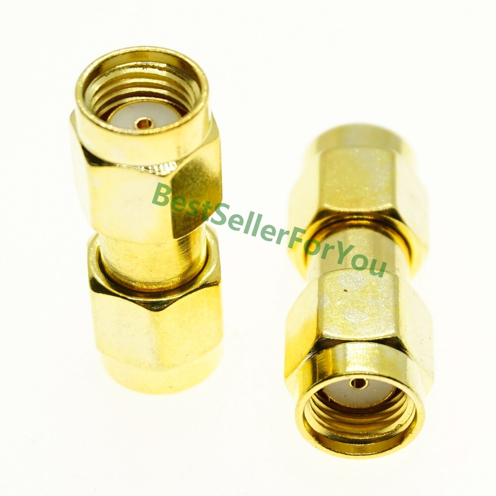 RP SMA male plug To RP-SMA male Straight RF connector Adapter