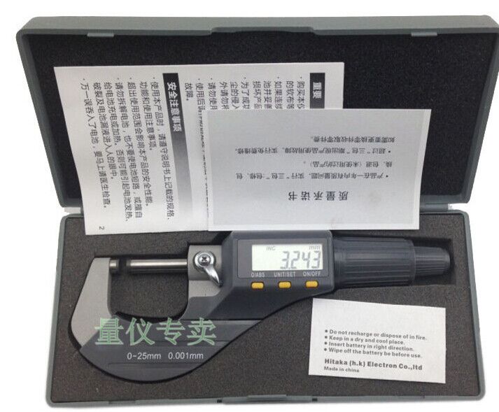 0-25mm High Accuracy Digital Outside Micrometer Electronic micrometer 0.001mm micrometer