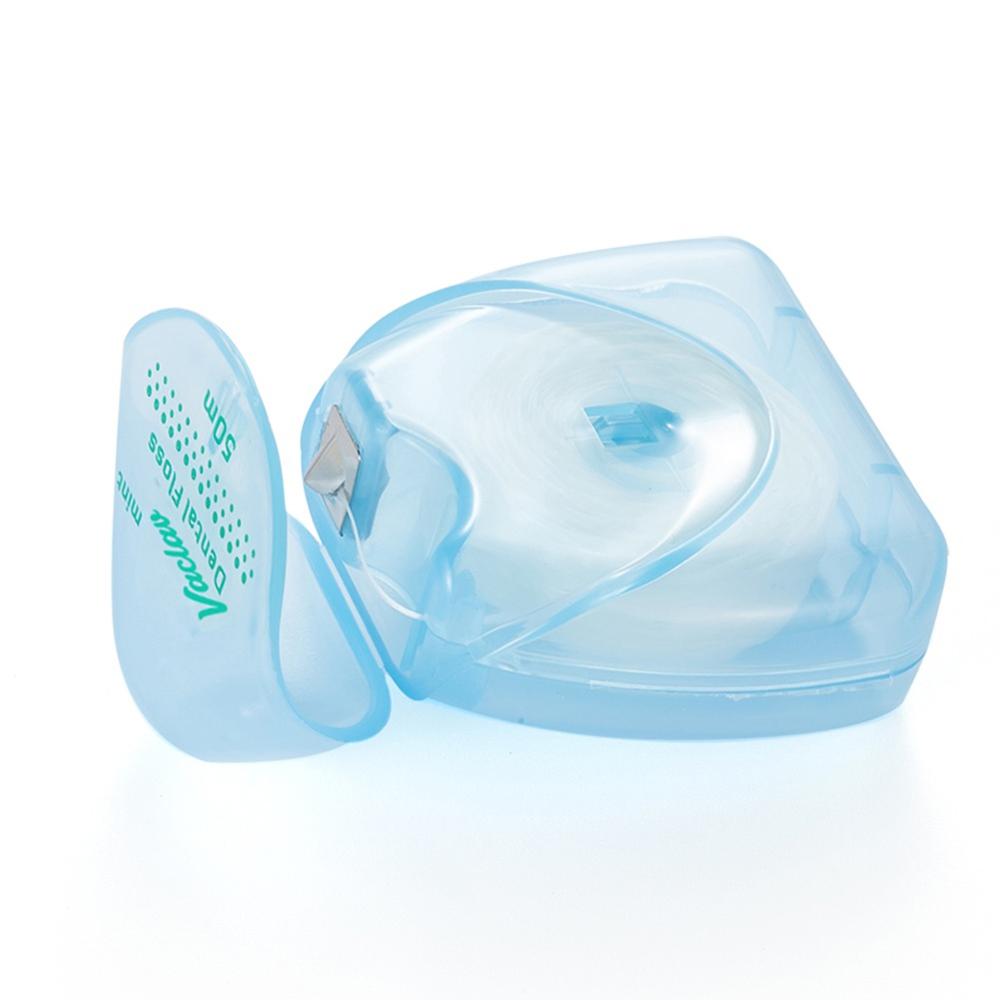 50 Meters Wax Superfine Floss High Elasticity Interdental Floss Original Floss Oral Hygiene Tooth Care