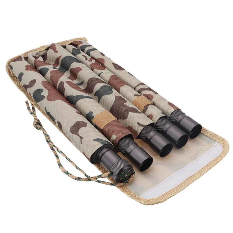 Multifunctional Trekking Walking Poles Aluminum Folding Ultralight Trekking Poles Hiking Pole Outdoor Stick