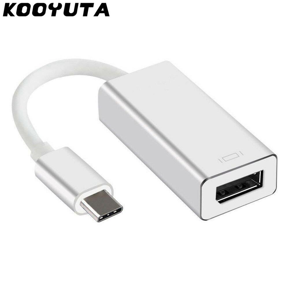 Type-C Naar Displayport Kabel Adapter 4K Hd Thunderbolt Connector Usb 3.1 Type-C Naar Mini Dp converter Adapter Voor Macbook Tablet