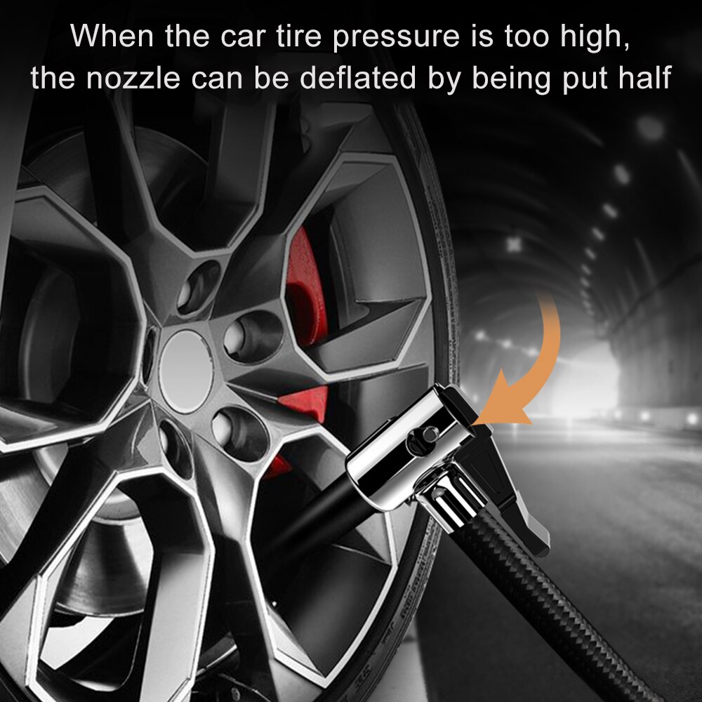 Car Compressor Tire Inflatable Pump Auto Digital Electric Tyre Inflator 12V Air Compressors Cars Tires for Car Bicycle SUV Boat