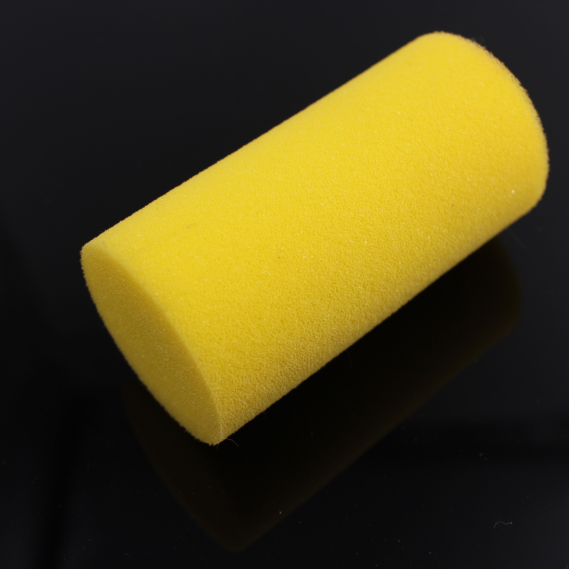 Clearance 3 inch high density flocking mini foam paint roller yellow