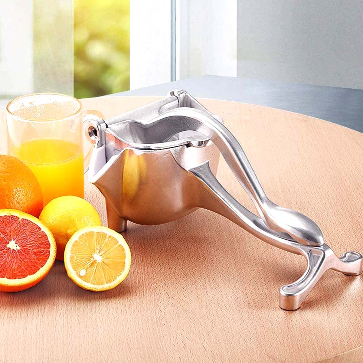 Manual Juicer Aluminum Alloy Hand Press Juice Machine Lemon Apple Orange Pomegranate Fruit Clip Household Kitchen Juicer Tools