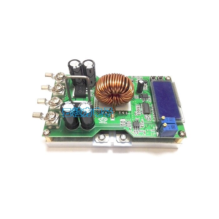 20A DC High-power Adjustable Step-down Power Module Constant Voltage and Constant Current LCD Screen