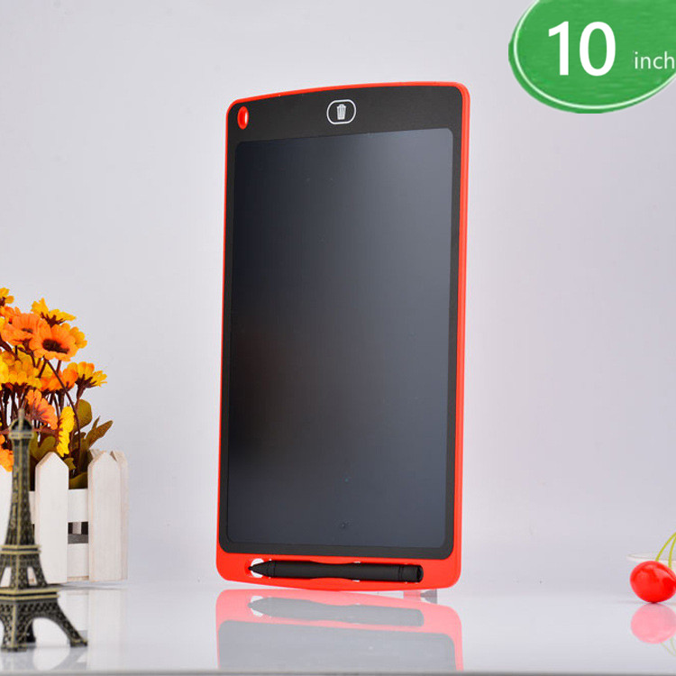 4.4/8.5/10/12 Inch LCD Writing Tablet Board Kids Writing Pad Drawing Painting Graphics Board Child Creativity Imagination: 10inch red
