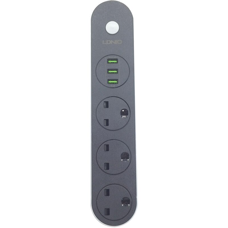 Ldnio universell stikkontakt eu au uk oss plugg smart forlengelse strømskinne hjemmekontor overspenningsvern 3 4 6 ac med 4 usb