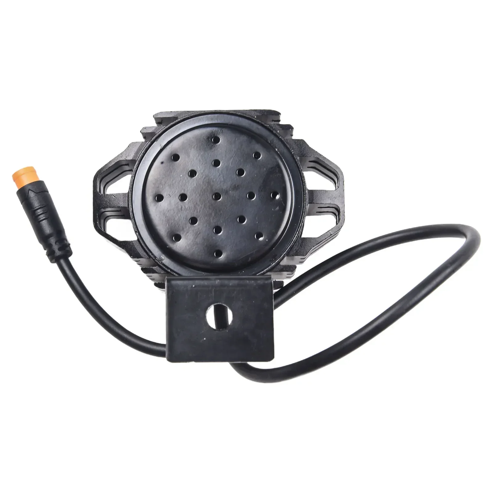 36/48v Elektro fahrrad Vorderseite licht mit Hupe 4Stift 3Stift wasserdichte Optiops LED Vorderseite licht wasserdichter E-Fahrrad Scheinwerfer