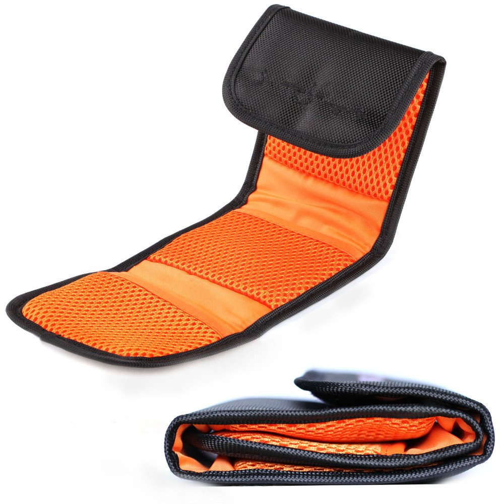 K &amp; F CONCEPT 3 pochettes pour filtre d&#39;objectif d&#39;appareil photo, pochette pour porte-filtre d&#39;objectif d&#39;appareil photo de 49mm à 77mm ND UV CPL