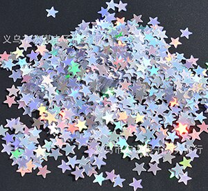 6mm/10mm Stars Table Confetti Sprinkles Birthday Party Wedding Decoration Sparkle Blue Gold Silver Green Metallic Stars Supply: laser color / 6mm