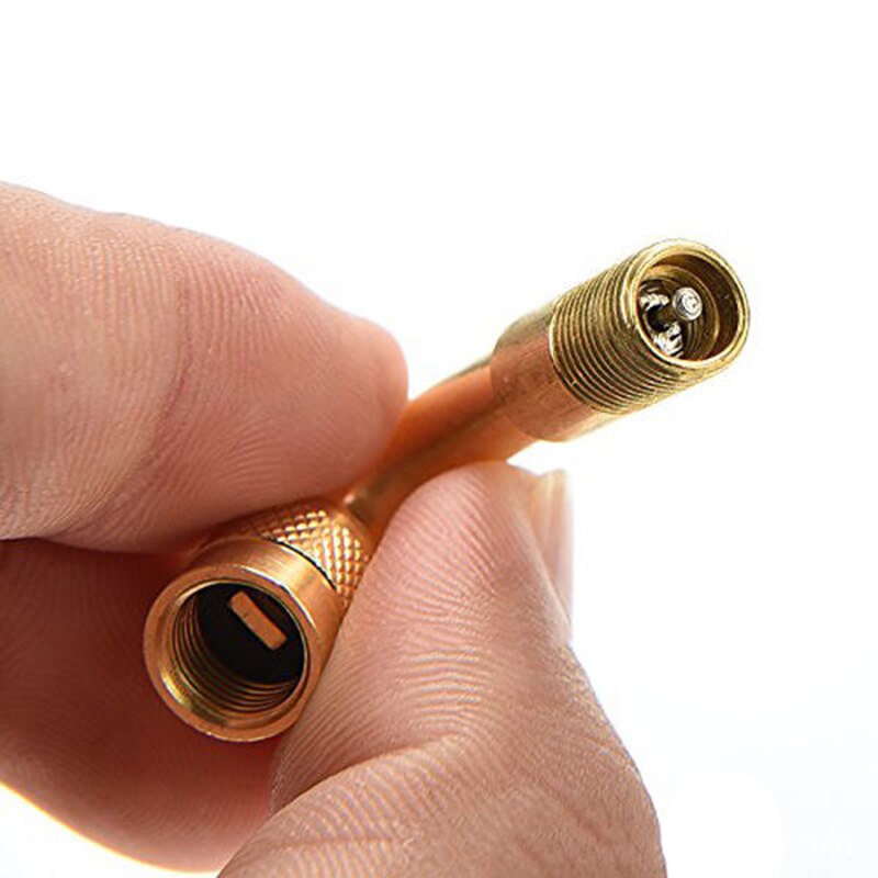 1Pc 90 Degree Brass Car Air Tyre Valve Schrader Valve Stem with Extension Adapter for Truck Motorcycle Scooter