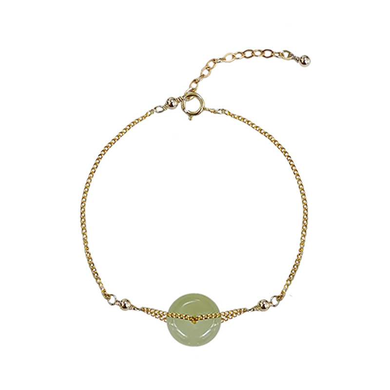 Xiyanike Zilver Kleur Ronde Tian Armband Voor Vrouwen Meisjes Exquisite Charm Hand Sieraden