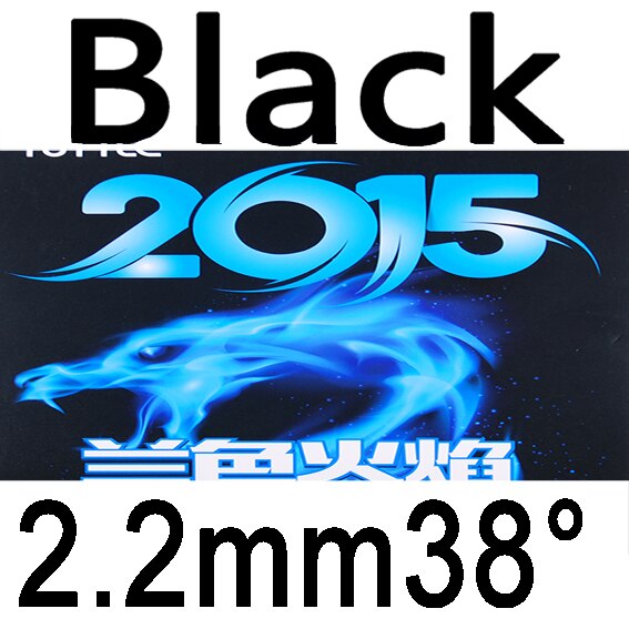 Tuttle Blue Fire 40 + Puistjes In Tafeltennis Rubber Japan Spons: black 2.2mm 38H