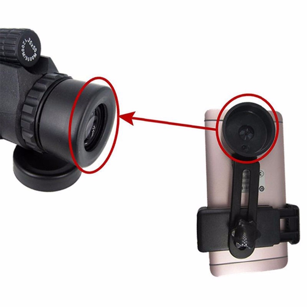 Portable 16X Monocular Telescope Zoom Lens Universal Mobile Phone Clip Lens for iPhone Samsung Huawei External Camera Lens