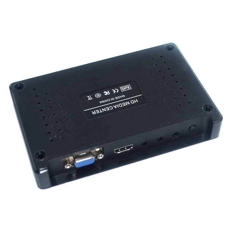 TV Media Player, Full HD 1080P Digital Multimedia Player SATA Hard Disk Player ,Supports HDMI, VGA, MMC Card