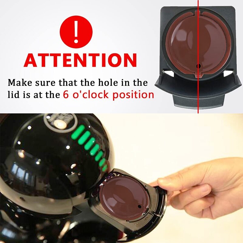 Filtro per caffè colorato riutilizzabile 6 pezzi per Capsule di caffè ricaricabili Dolce Gusto filtro per Capsule di caffè