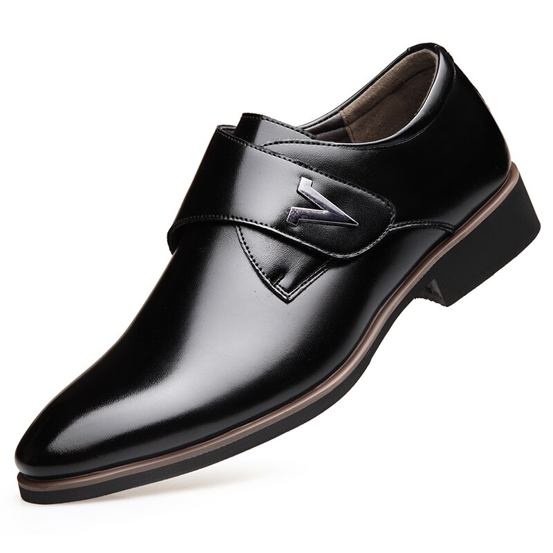 Modern slip-on herr kostym klänning skor kontor bekväma man läder skor zapatos hombre dfv 67