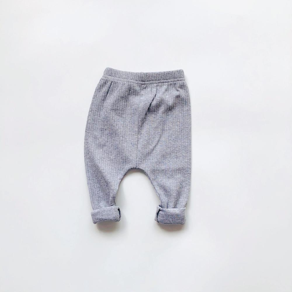 Dei Ragazzi delle ragazze Delle Ghette del Cotone Dei Capretti Dei Pantaloni Del Bambino PP DEI Pantaloni del bambino pantaloni Dei Bambini Dei pantaloni di autunno della molla infantile Abbigliamento Casual Pantaloni: Grigio / 12m