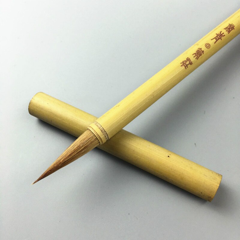 Calligraphy Brush Huzhou Wolf Hair Brush Pen Chinese Landscape Painting Small Regular Script Cursive Script Writing Pen