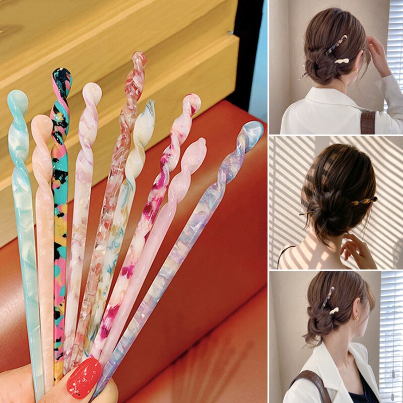 Baguettes à cheveux simples, belle épingle à cheveux, accessoires pour femmes fille AUG889