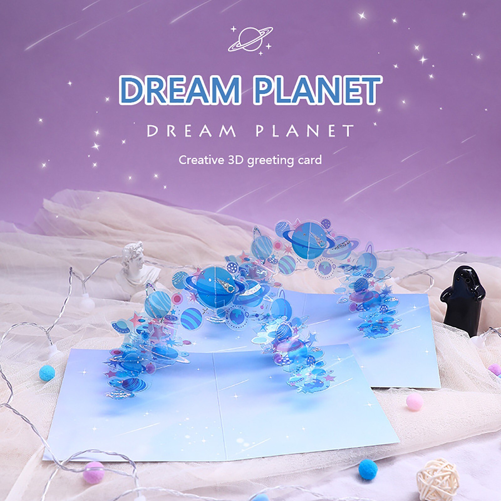 Tarjetas Pop-up 3d, tarjeta de cumpleaños para niña, niño, esposa, marido, tarjeta de felicitación de cumpleaños, tarjetas postales de con pegatinas para sobres # p30