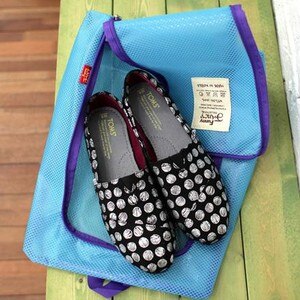 Zapatos de malla de viaje portátil para mujer y hombre, bolsas de almacenamiento colgantes, organizador para zapatos, bolsas de viaje impermeables, organizador