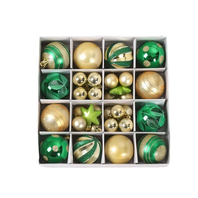 Christmas Tree Balls 42pcs 6cm 3cm Big Christmas Ball Multicolor Ball Decorations Christmas Tree Ornaments Set for Home Party
