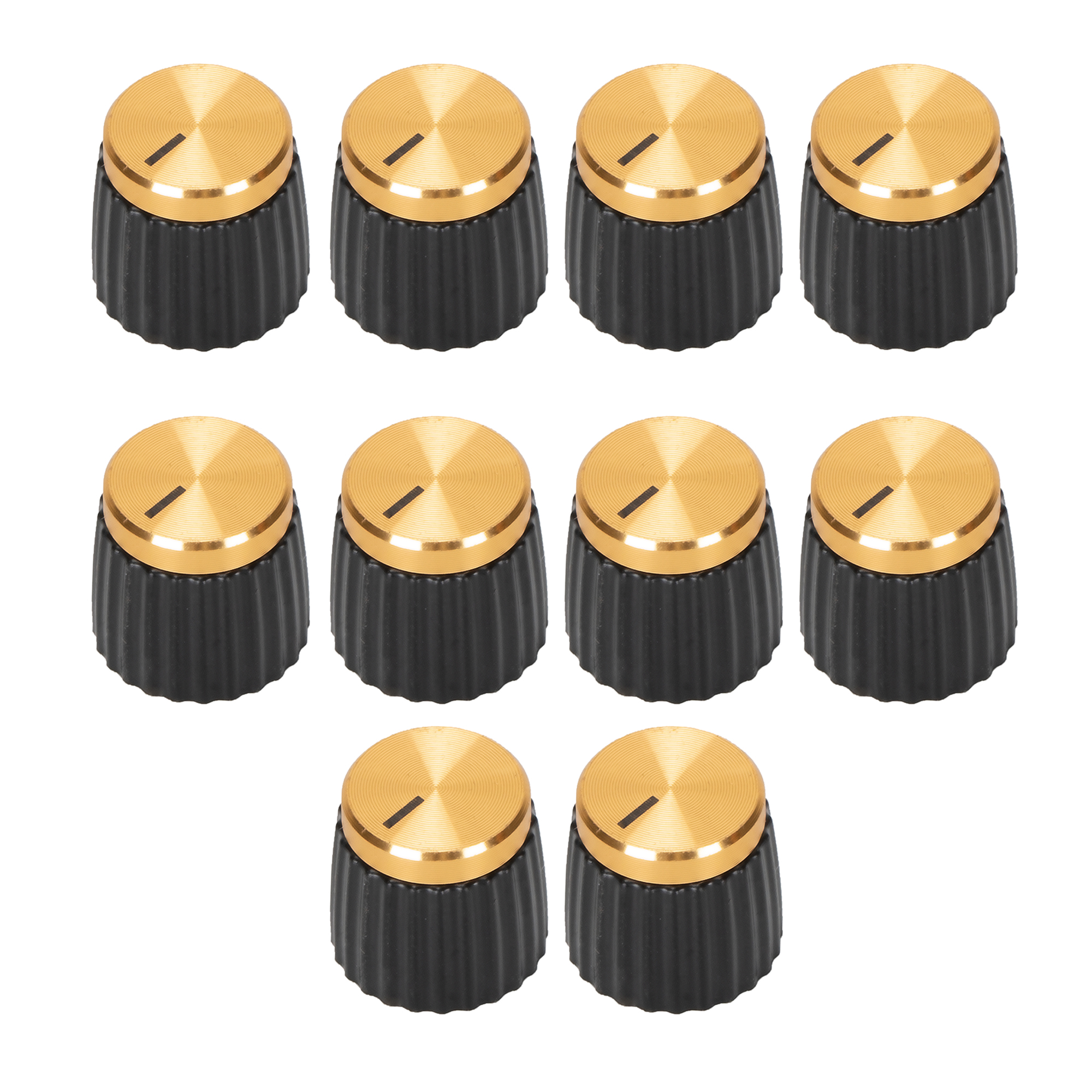 sourcing map 10 stuks. Potentiometer regelaar knoppen voor gitaar sourcing map 10 stuks. Potentiometer regelaar knoppen voor gitaar