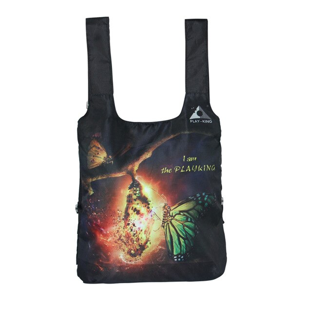 Draagbare Reistas Waterdichte Rugzak Vrouwen Rugzak Opvouwbare Afdrukken Unisex Ultralight Tas Nylon Reizen In Tas: 12