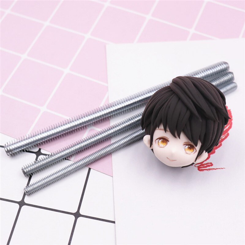 Clay Doll Hair Pressing Tool Diy Clay Tools Soft Pottery Super Light Hair Texture Clay Tools 3Pcs/Lot