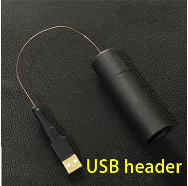 Hifi Audio Kabel Ground Loop Noise Isolator Gnd Zwart Gat Elimineren Statische Elektriciteit Power Purifier Elektronische: USB paper tube / 24awg silver