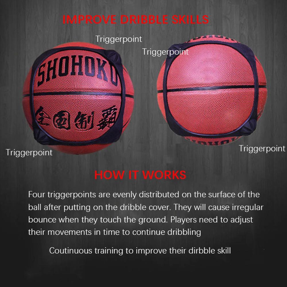 Basketball Dribble Trainer Agility Reaction Bounce Ball Dribbling Constrol Training Skill Cover Tool Ball Accessories Baske F5Y6