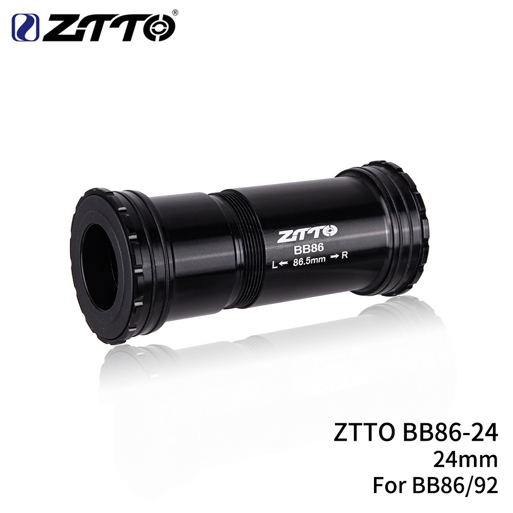 Ztto BB92 Mtb Press Fit Trapas 41Mm Racefiets PF92 BB86 BB90 Bb 24Mm Crankstel Crankstel Crank compatibel BB72 Sm BB71 41a: BB86-24 BLACK