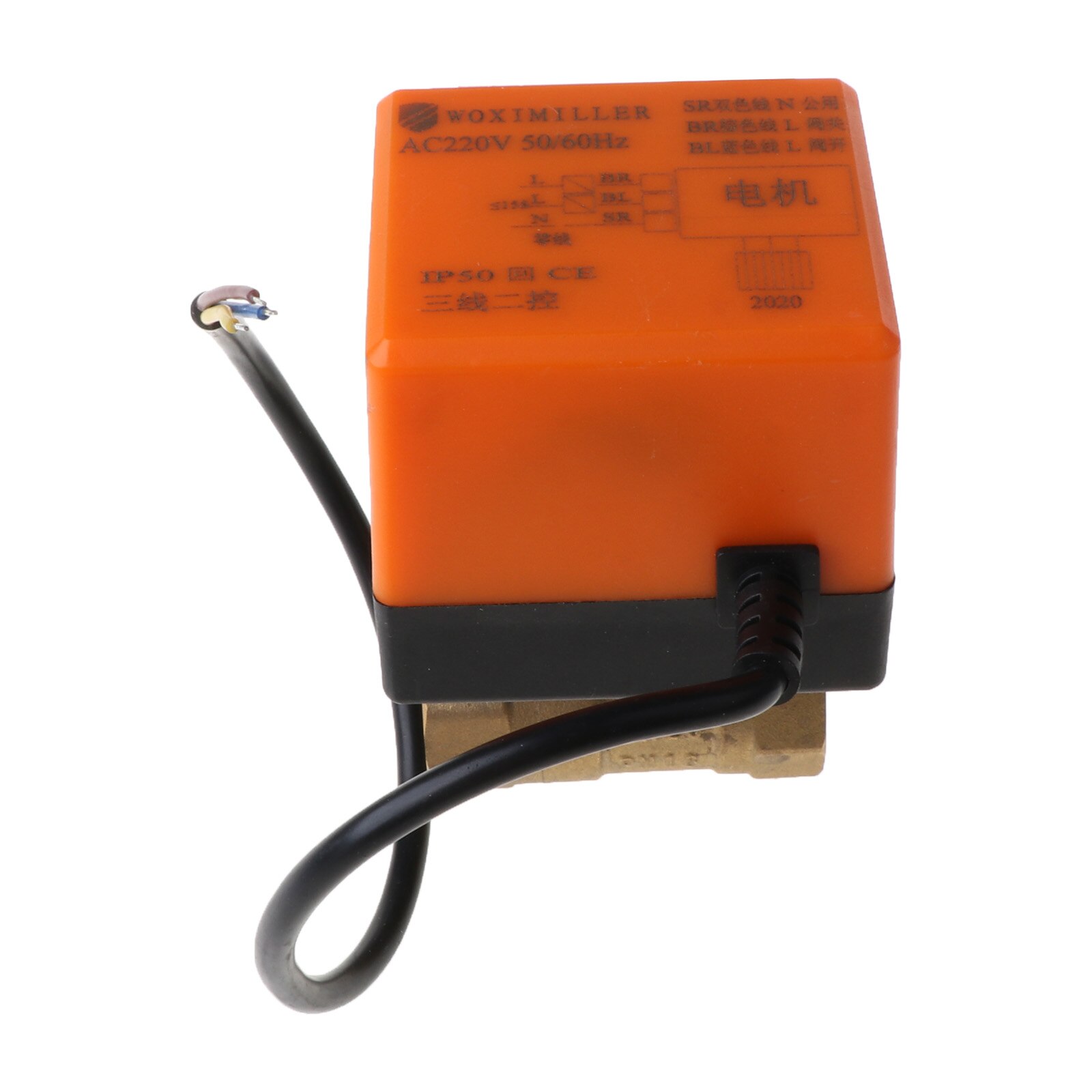 Electric Motorized Brass Ball Valve DN15/DN20/DN25 AC 220V 2 Way 3-Wire with Actuator Valves