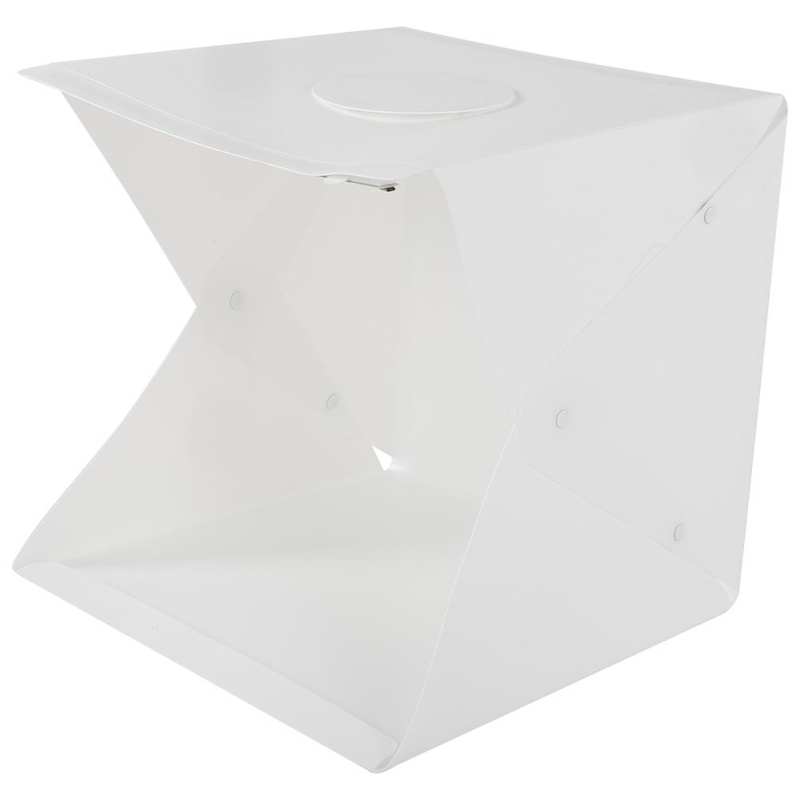 Licht diffusor 40cm LED Faltbare Leuchtkasten Einstellbare Helligkeit Fotografie Softbox mit 6 Farben Hintergrund Mini softbox