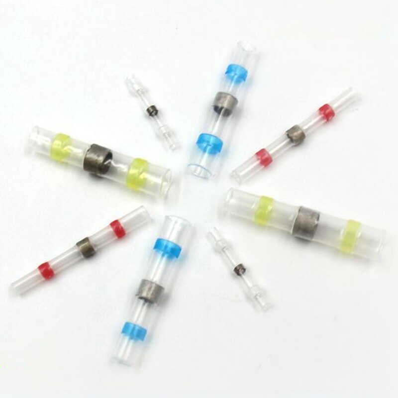 100PCS Waterproof Solder Ring Solder Ring Heat Shrinkable Tube Combination Heat Shrinkable Tube Take Over Waterproof Terminal