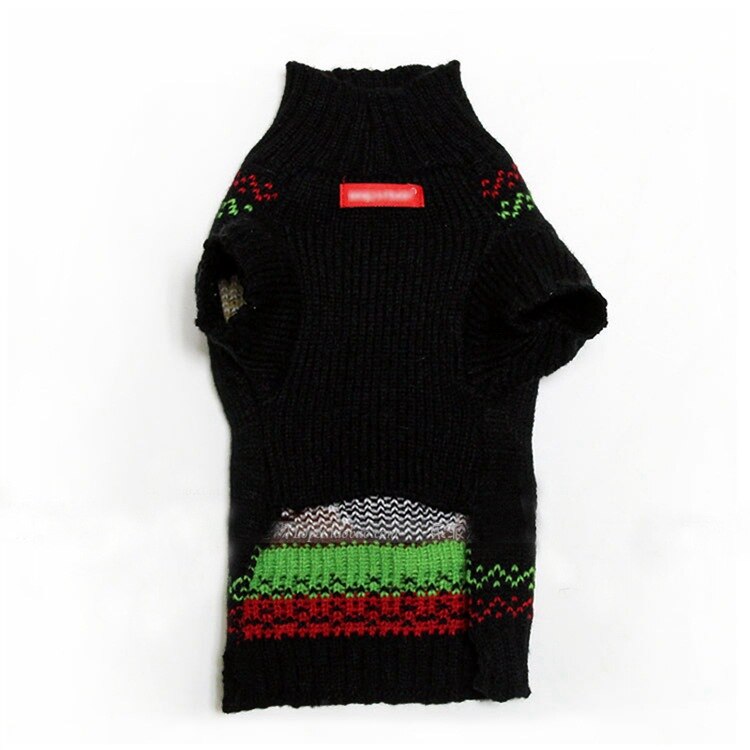 Jule kæledyr tøj rød næse hjorte kæledyr sweater lille medium og stor hund sweater
