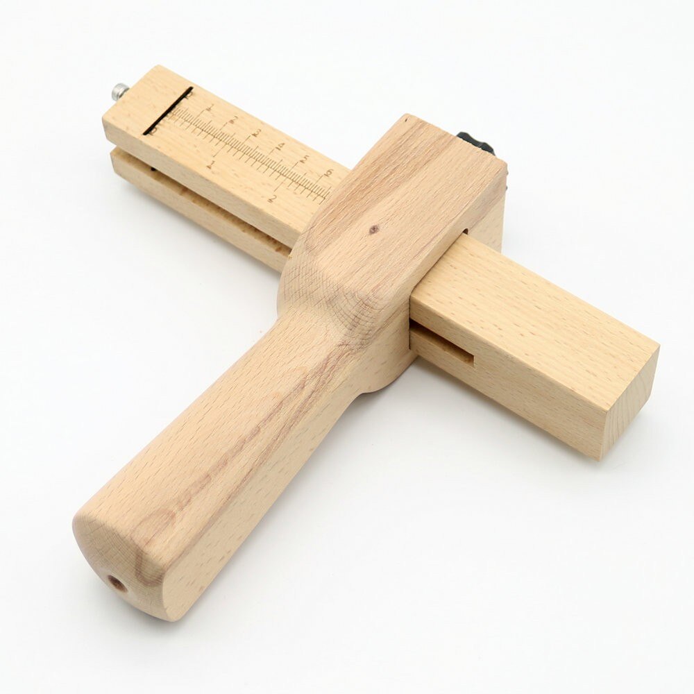 Wood Adjustable Strip and Strap Cutter Craft Tool Leather Hand Cutting Tools DIY