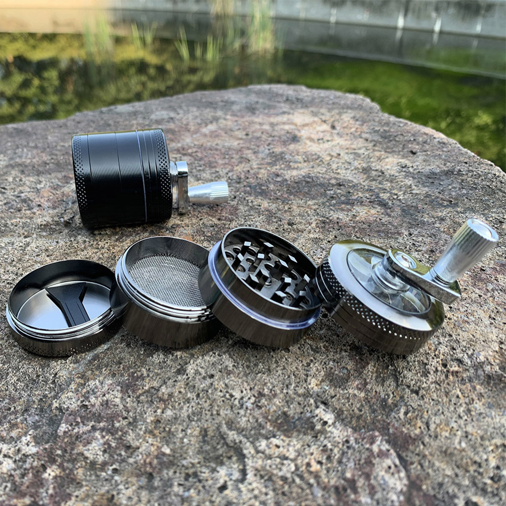 Rectifieuse en métal pour noix de muscade, broyeur à écrou en aluminium et à épices dures, outils à main pour sel de roche et poivre, broyeurs vidéo,