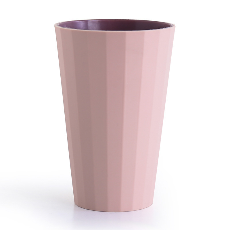Pp materiale tandbørsteholdere vasker drikke nordisk stil plastkop hjem badeværelse letvægts tandkrus 400/300ml: 3