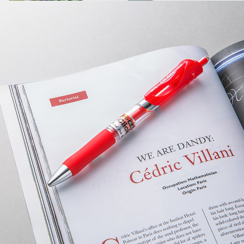 12PCS M&G K-35 Press Gel Pen 0.5mm Students with Exam Carbon Pen Office Pen Kawaii School Supplies