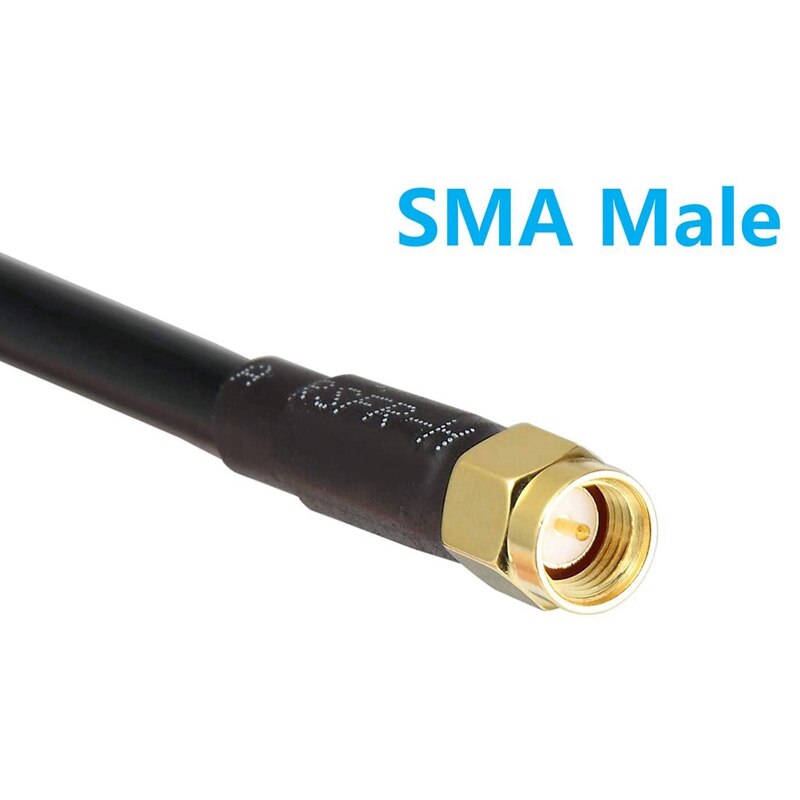 niedrig-Verlust Koaxialkabel Verlängerung Kabel (50 Ohm) SMA Stecker Auf N Stecker, GEMEK Reinem Kupfer koax Kabel Für 3G/4G/5G