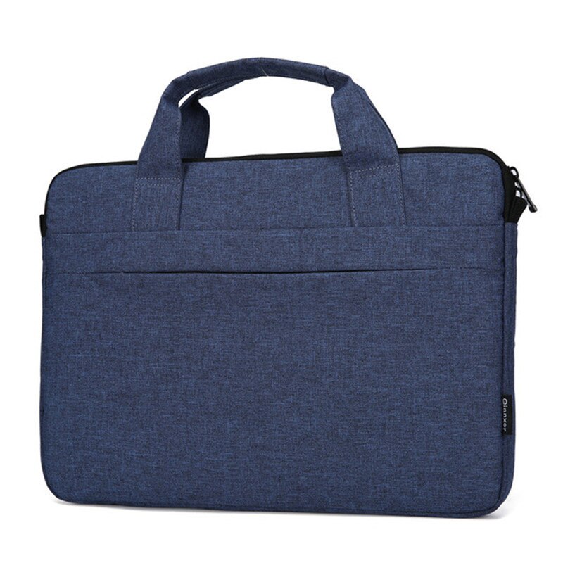 Waterdichte Laptop Handtas Grote Capaciteit Voor Mannen Vrouwen Reizen Aktetas Bussiness Notebook Tassen 15.6 Inch: deep blue