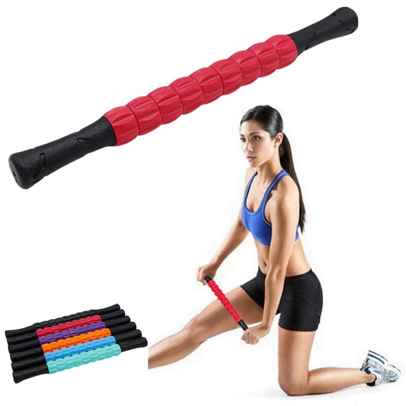 Justerbar växel muskelmassage rulle triggerpunkt massage stick själv myofascial frigöring för ben/rygg/fötter relax yoga verktyg