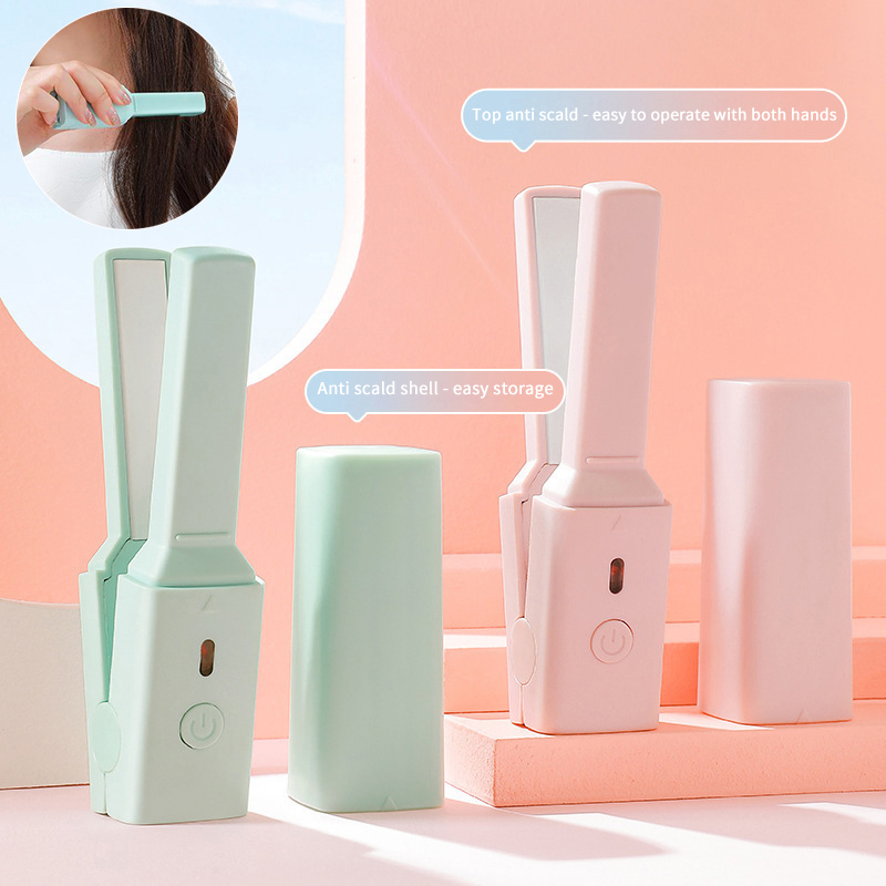 Lisseur à frange moelleux, anciers de cheveux raides, bouclage des cheveux, petite attelle électrique, , dortoir, tout neuf, 1PC