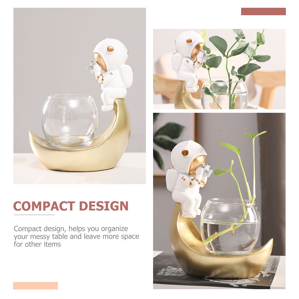 Exquise Hydrocultuur Vaas Astronaut Water Planten Container Voor Thuis
