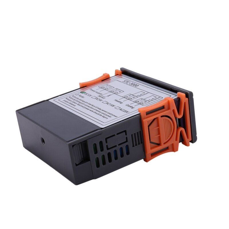 Stc-3000 Led Digital Temperature Controller Thermostat Control Heating Cooling Sensor Humidity Meter
