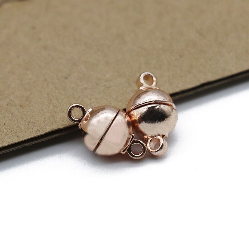 5Pcs Ronde Magnetische Sluitingen Met Schroef 6Mm 8Mm 10Mm Armband Ketting Magneet Sluitingen Aansluitingen Voor Diy sieraden Maken Bevindingen