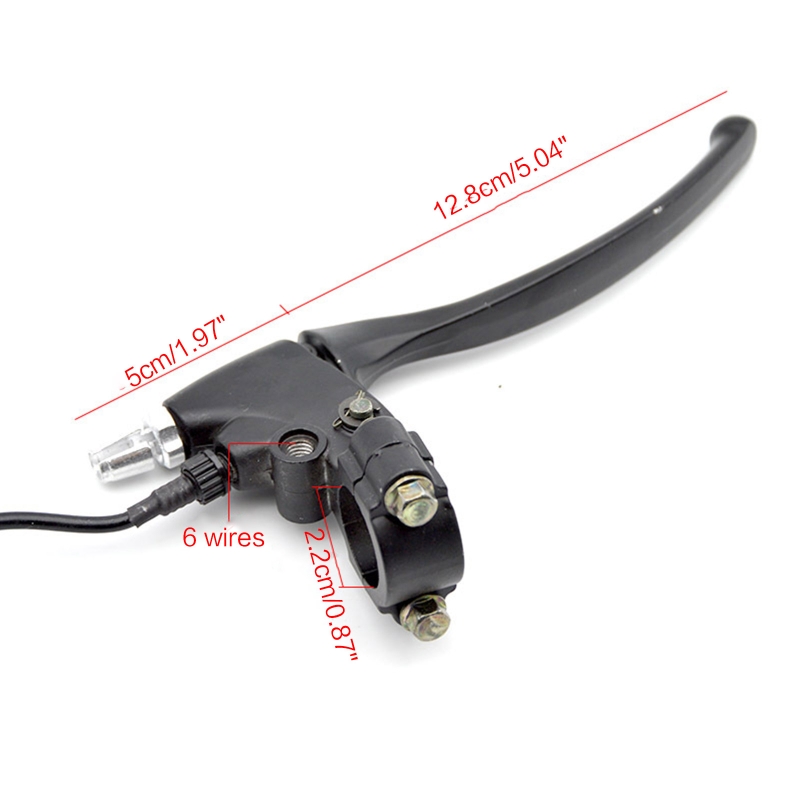 2x Elektroroller-Bremsgriffgriffe mit Leitungsabschaltung, Bremshebel aus Aluminiumlegierung, Skateboard-Reitzubehör